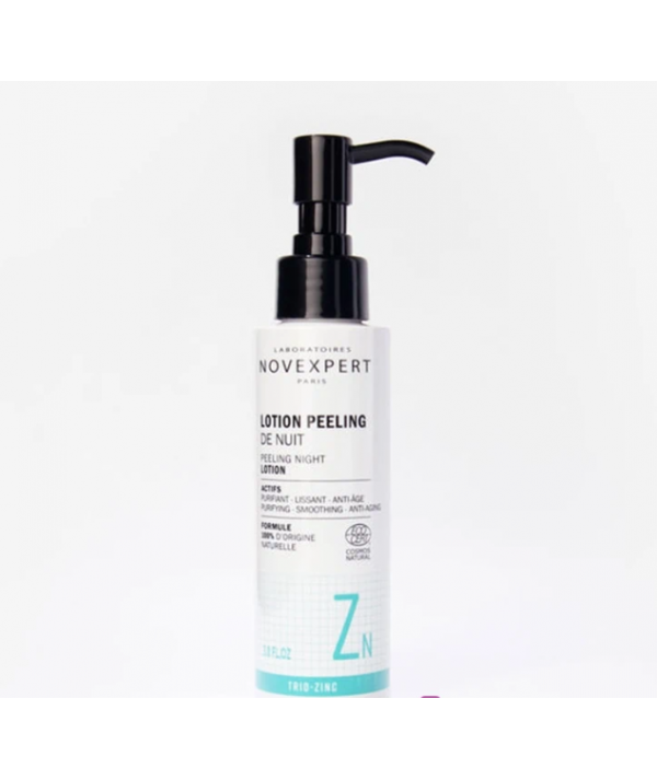 NOVEXPERT Lotion Peeling Nuit Trio Zinc 115ml