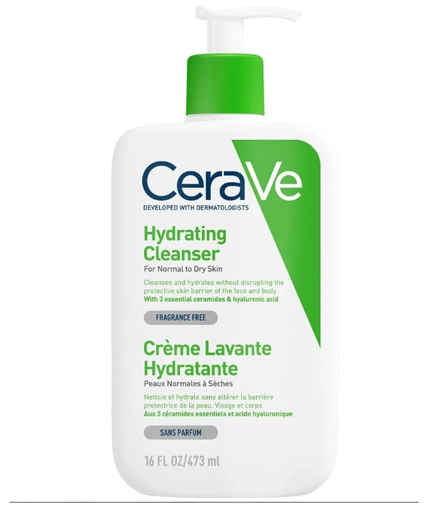 CeraVe Crème lavante hydratante 473ml