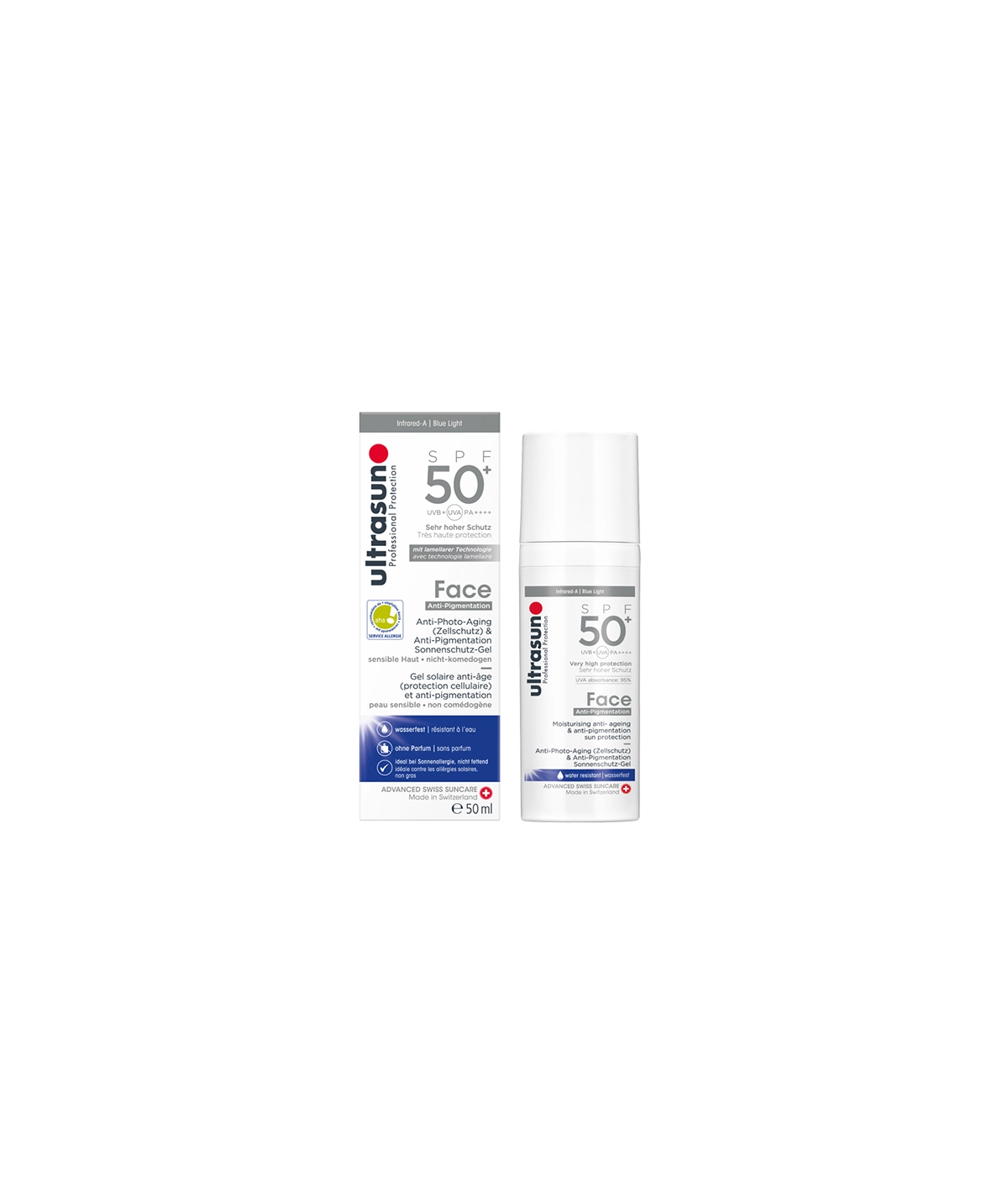 ULTRASUN Face Anti-ageing et Anti-pigmentation SPF50+ 50ml