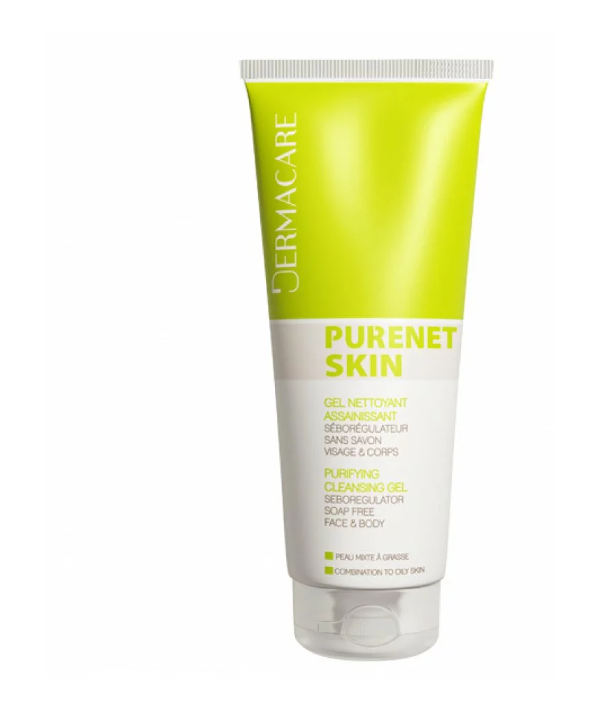 DERMACARE PURENET SKIN GEL NETTOYANT PURIFIANT 200ML