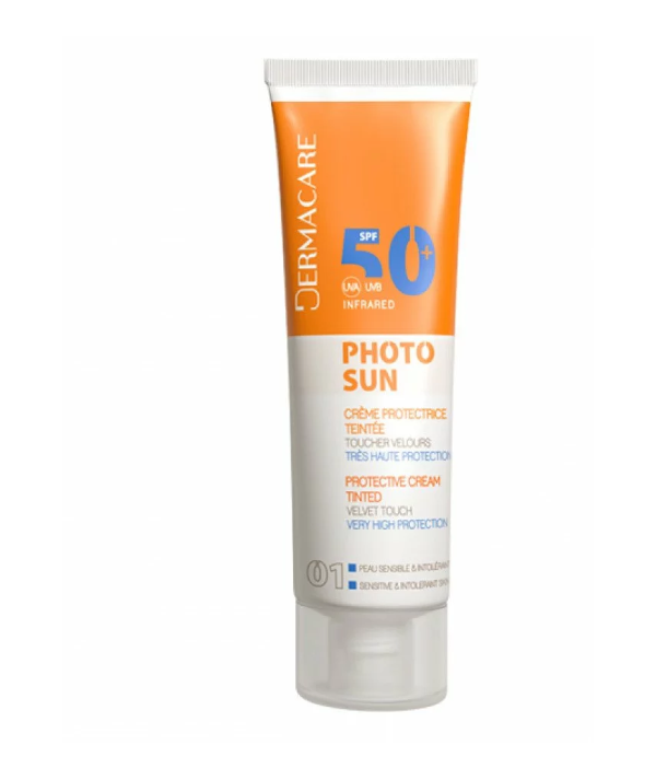 DERMACARE PHOTOSUN Creme Teintée Protectrice SPF50+