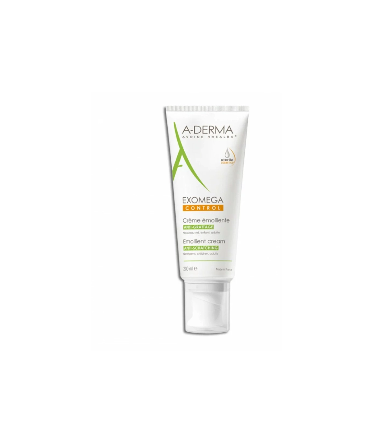 A-derma Exomega Control Creme Emolliente Anti-grattage - 200ml