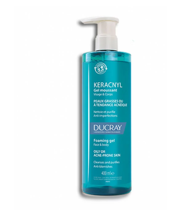 DUCRAY KERACNYL GEL MOUSSANT 400ML