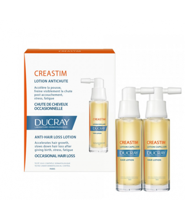 DUCRAY CREASTIM LOTION ANTICHUTE - 2 FLACONS SPRAY 30ML
