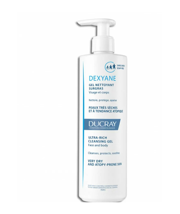 DUCRAY DEXYANE GEL NETTOYANT SURGRAS 400ML