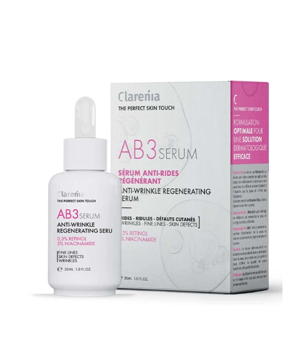 Sérum concentré anti-rides régénérant - Clarenia AB3 - 30ml Sérum concentré anti-rides régénérant - Clarenia AB3 - 30ml