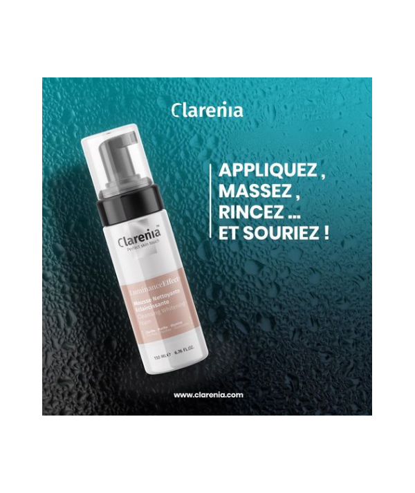 Mousse nettoyante éclaircissante - Clarenia - 150ml