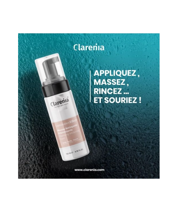 Mousse nettoyante éclaircissante - Clarenia - 150ml