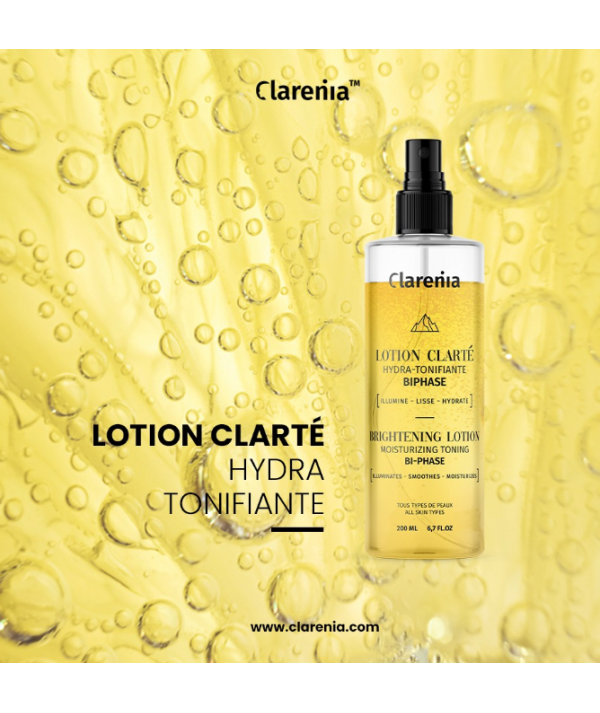 CLARENIA LOTION CLARTE HYDRA-TONIFIANTE BI-PHASE 200 ML