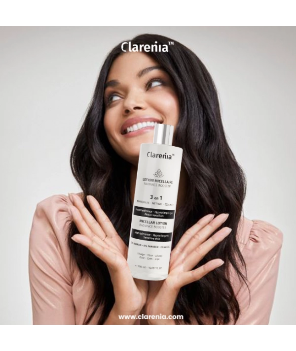 Lotion micellaire radiance booster 3en1 - Clarenia - 500 mL