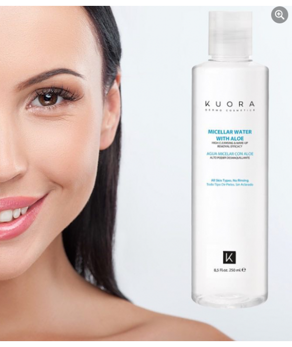 KUORA EAU MICELLAIRE NETTOYANTE À L'ALOE VERA 250ML
