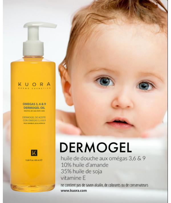 KUORA DERMOGEL OIL WITH OMEGAS 3, 6 & 9 -400ml