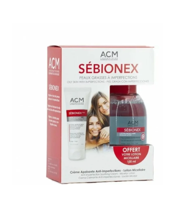 ACM SEBIONEX COFFRET TRIO CRÈME APAISANTE + LOTION MICELLAIRE GRATUITE