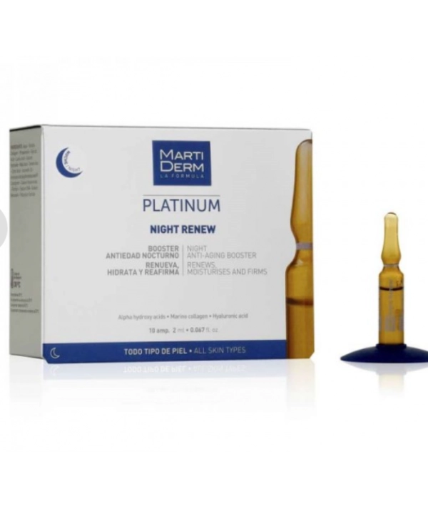 MARTIDERM PLATINUM NIGHT RENEW 10 AMPOULES