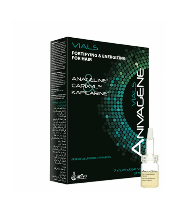 ANIVAGENE Ampoules Fortifiantes & Energisantes Cheveux 7X5ML