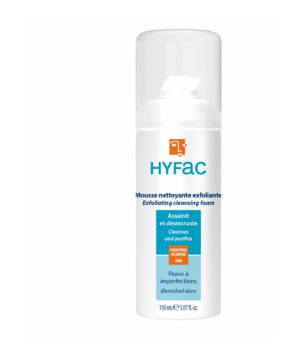 HYFAC MOUSSE NETTOYANTE EXFOLIANTE 150ML