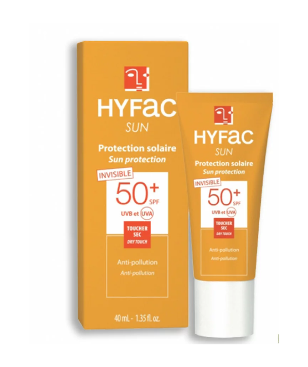HYFAC SUN PROTECTION SOLAIRE INVISIBLE SPF 50+ 40ML
