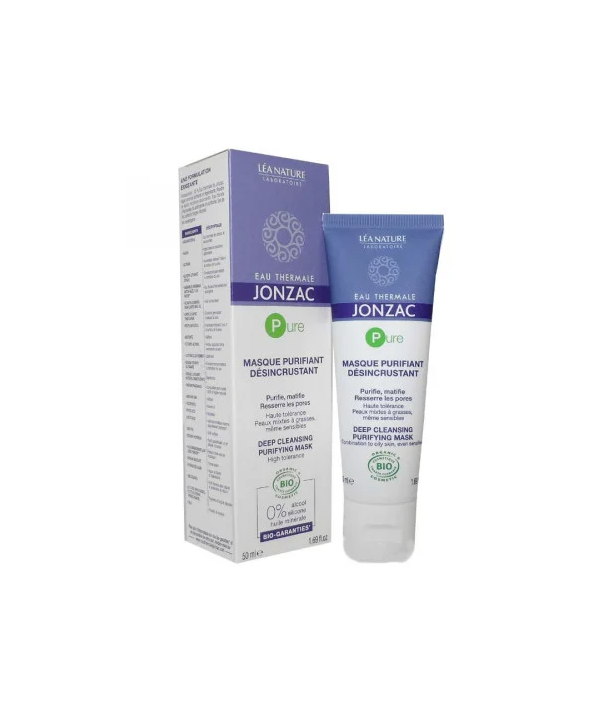 JONZAC PURE MASQUE PURIFIANT DESINCRUSTANT 50ML