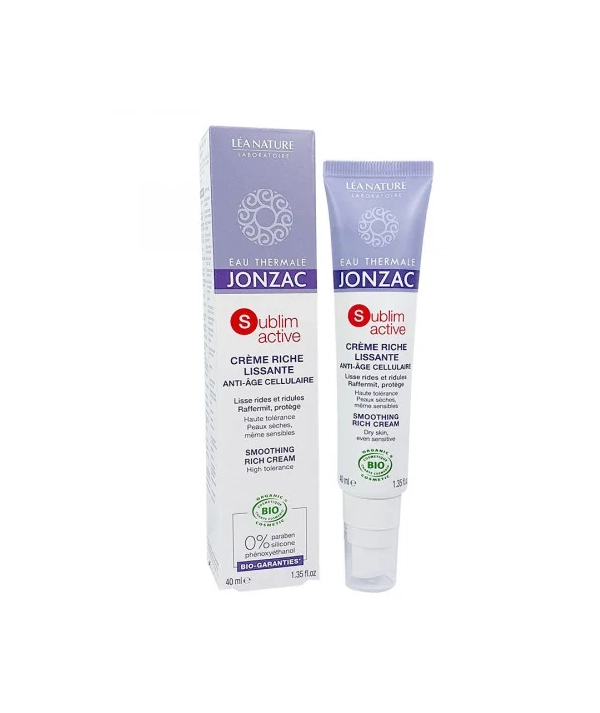 JONZAC SUBLIMACTIVE CREME RICHE LISSANTE ANTI-AGE 40ML