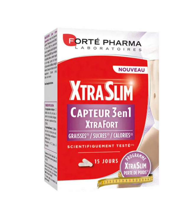 FORTE PHARMA XTRASLIM CAPTEUR 3 EN 1 60gélules