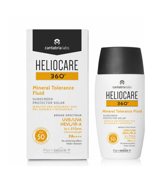 Heliocare 360 Mineral Tolerance Fluid SPF 50 50ML