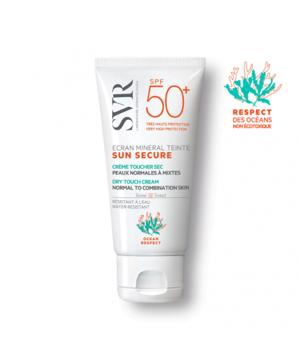 SVR SUN SECURE ÉCRAN MINÉRAL TEINTÉ - Peau normale à mixte