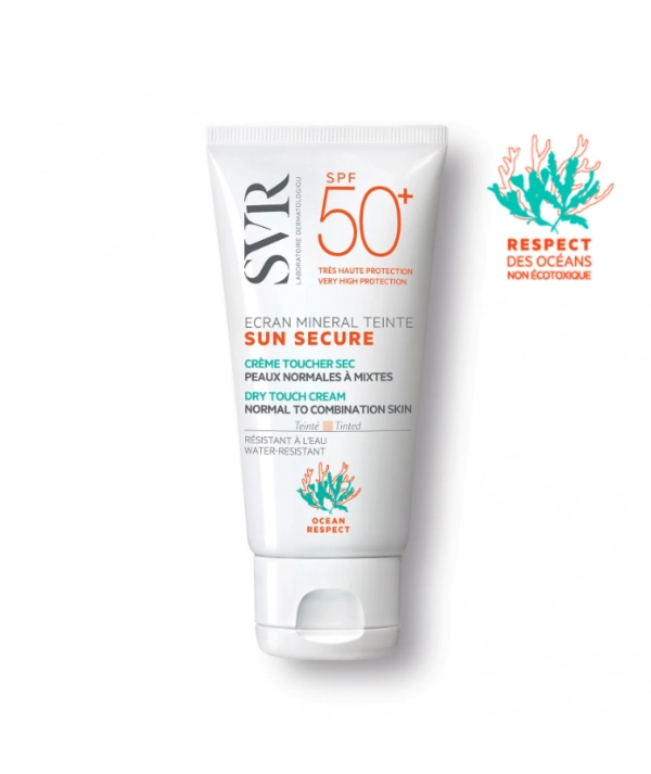 SVR SUN SECURE ÉCRAN MINÉRAL TEINTÉ - Peau normale à mixte