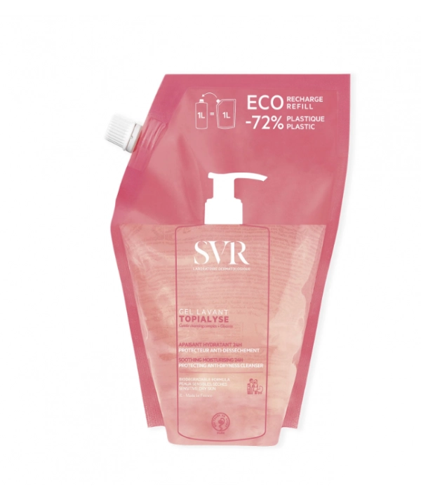 SVR TOPIALYSE GEL LAVANT ECO-RECHARGE 1L
