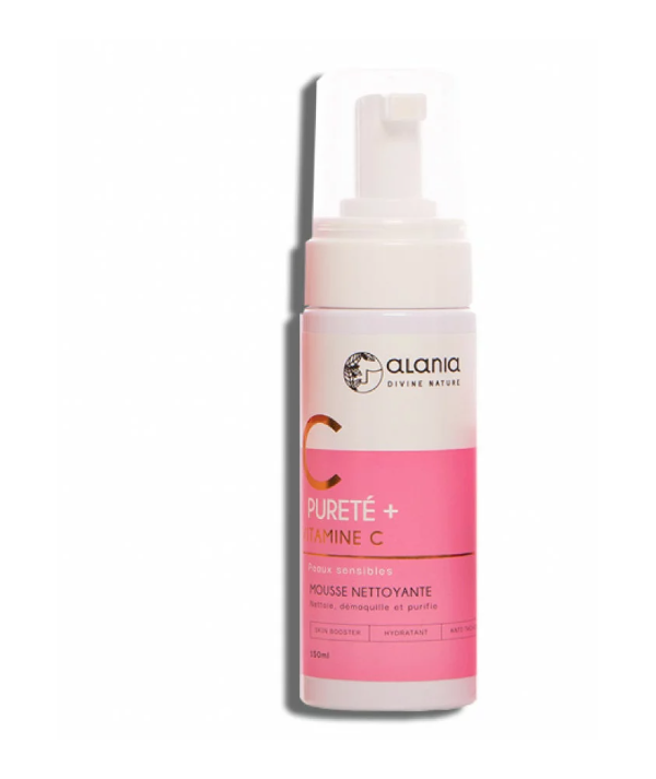 ALANIA PURETE+ VITAMINE C MOUSSE NETTOYANTE 150ML