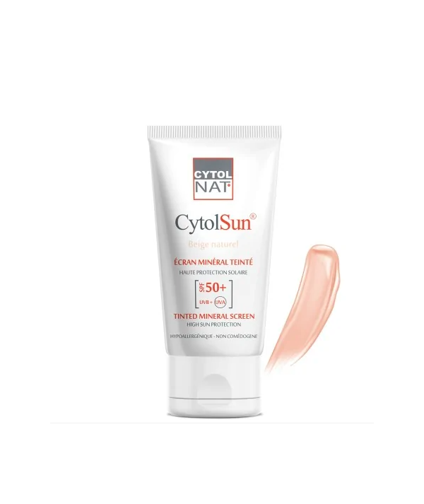 CYTOLNAT CYTOLSUN ECRAN SPF50+ TEINTE BEIGE NATUREL 50ML