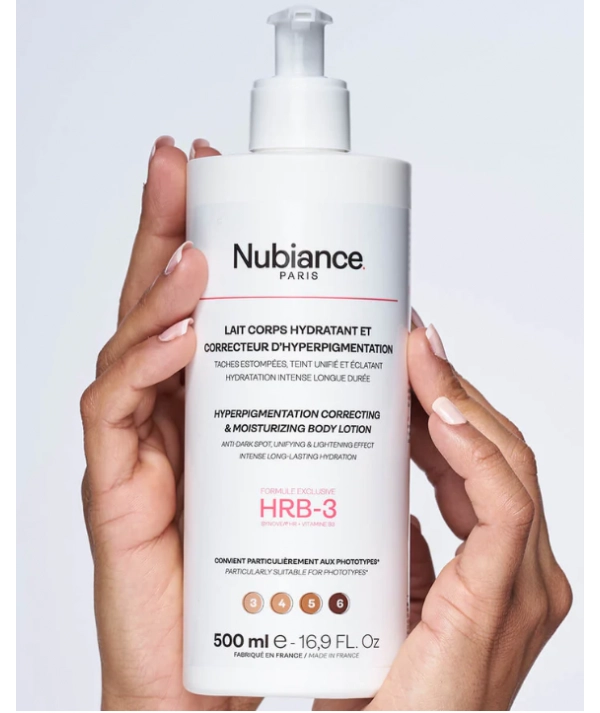 NUBIANCE HRB-3 Lait Corps Hydratant Unifiant 500ML