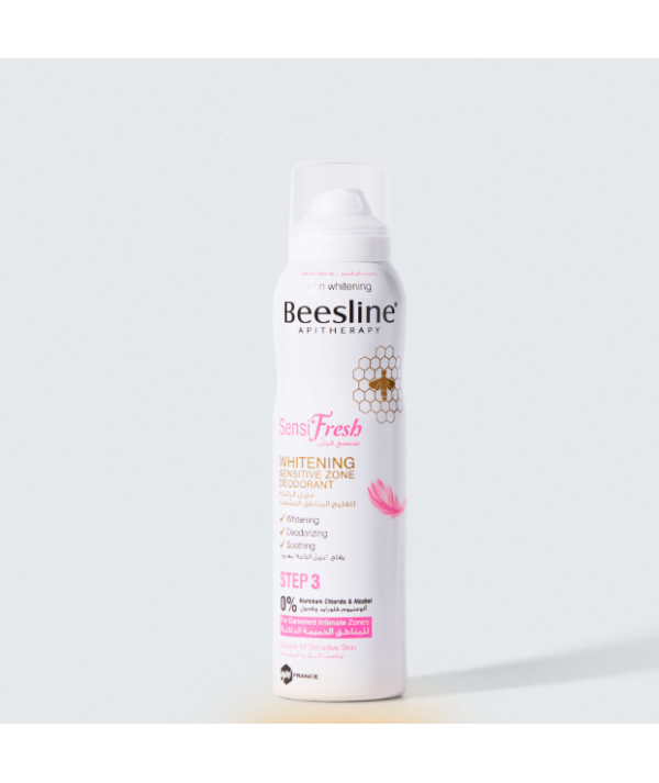 BEESLINE SENSIFRESH SPRAY DEODORANT INTIME BLANCHISSANT 150ML