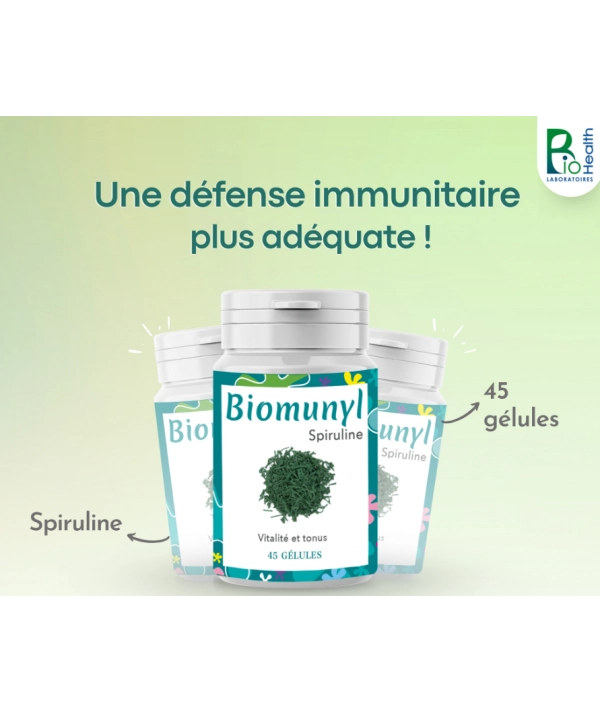 BIOHEALTH BIOMUNYL SPIRULINE 45 GELULES
