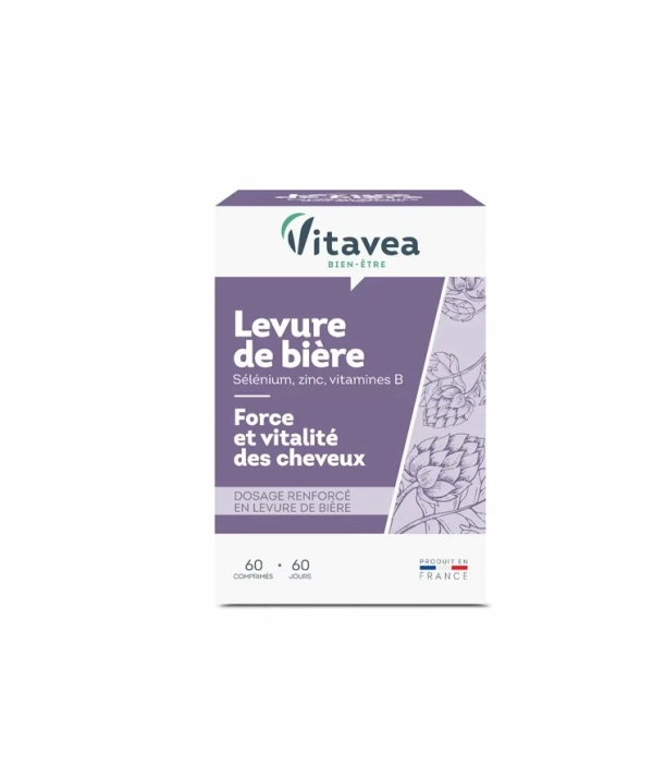 VITAVEA LEVURE DE BIERE+SELENIUM+ZINC 60 COMPRIMES