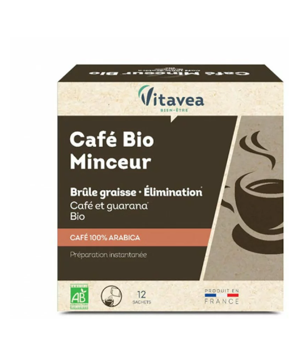 VITAVEA CAFÉ BIO MINCEUR 12 SACHETS