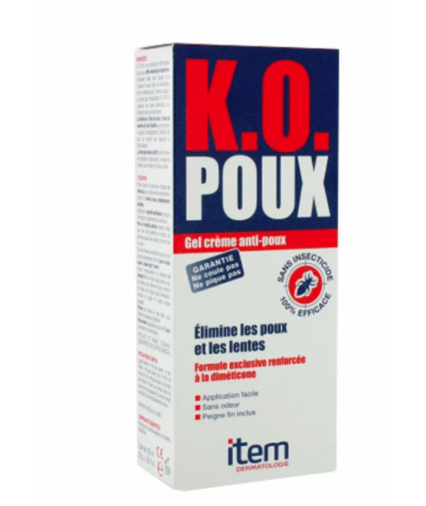 ITEM KO POUX GEL CREME ANTI POUX 100ML