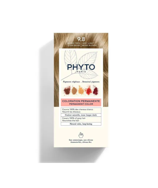 Phytocolor couleur soin 9.8 blond trés clair beige