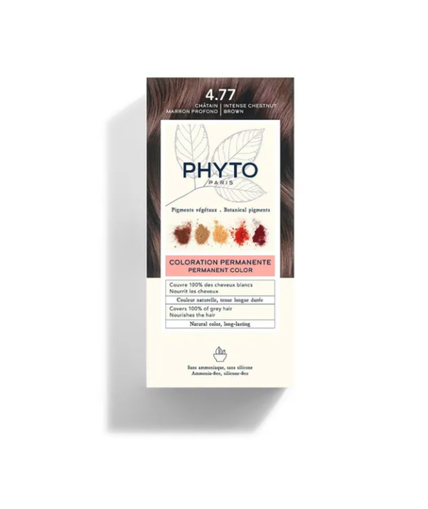 Phytocolor couleur soin 4.77 chatain marron profond