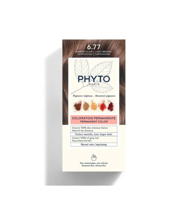 Phytocolor couleur soin 6.77 marron claire cappuccino