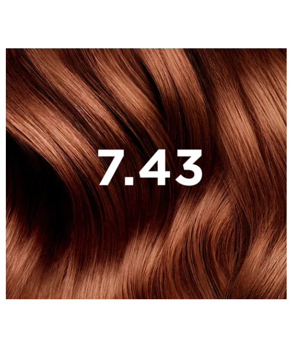 Phyto phytocolor couleur soin 7.43 blond cuivre