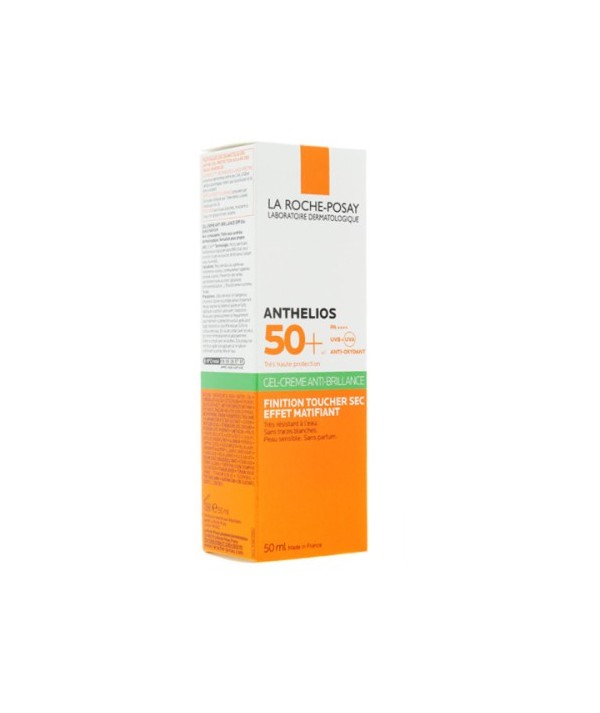 LA ROCHE POSAY Anthelios Xl Gel Creme Toucher Sec Anti Brillance Spf50+, 50ml