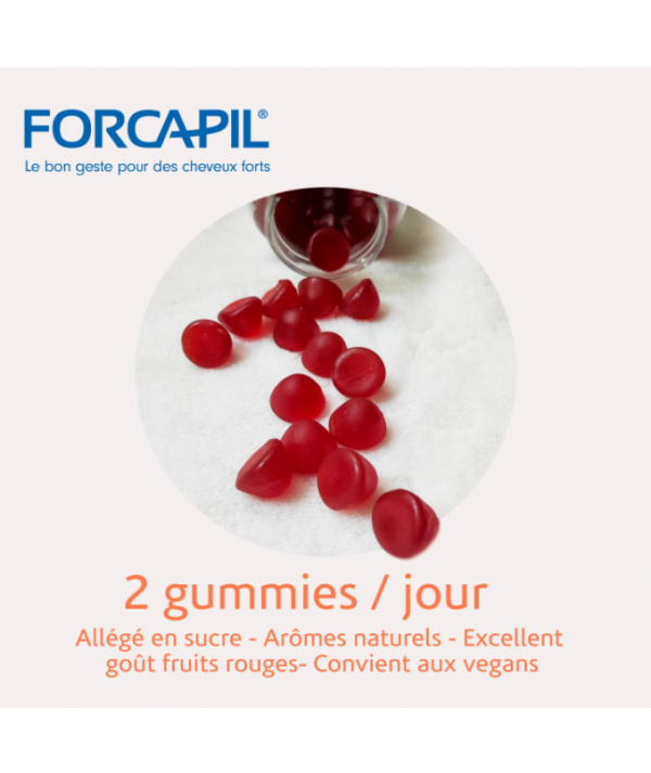FORCAPIL CROISSANCE 60 GUMMIES
