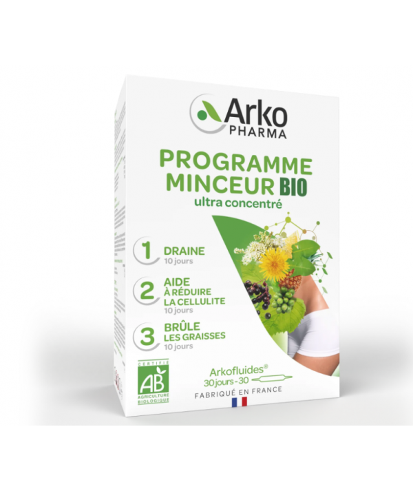 ARKOPHARMA PROGRAMME MINCEUR BIO 30 AMPOULES