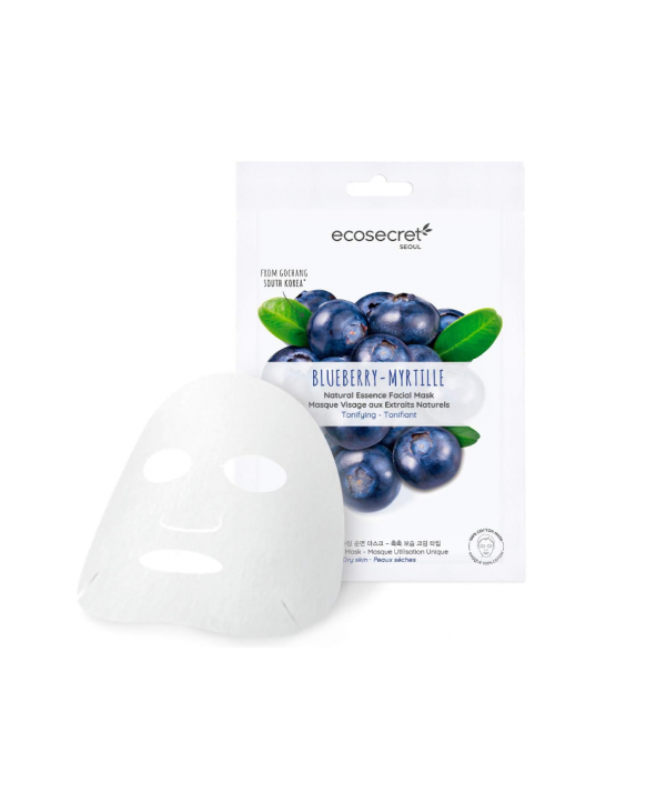 ECOSECRET SÉOUL  masque visage à l'extrait naturel de myrtille