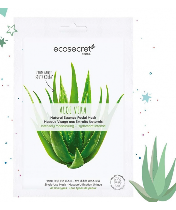 Ecoscret seoul masque à l'extrait naturel d'Aloe Vera