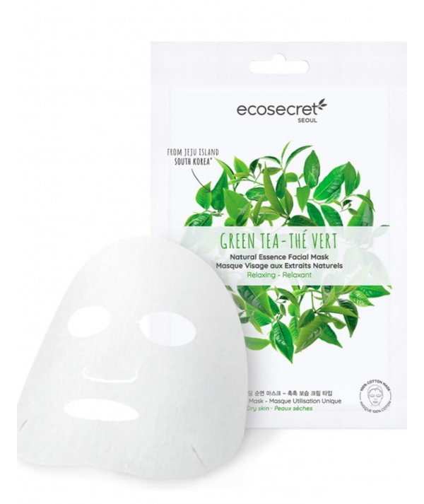 Ecoscret seoul masque à l'extrait naturel de thé vert