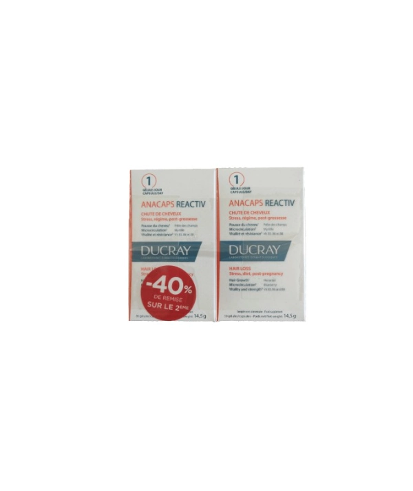 DUCRAY ANACAPS REACTIV (-40% SUR LE 2EME)