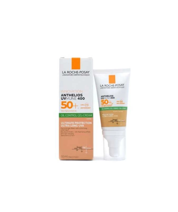LA ROCHE POSAY ANTHELIOS UVMUNE 400 OIL CONTROL GEL CREME TEINTE SPF50+ 50ML