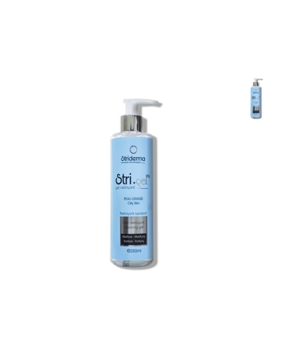 STRIDERMA STRI GEL NETTOYANT PEAU GRASSE 250ML