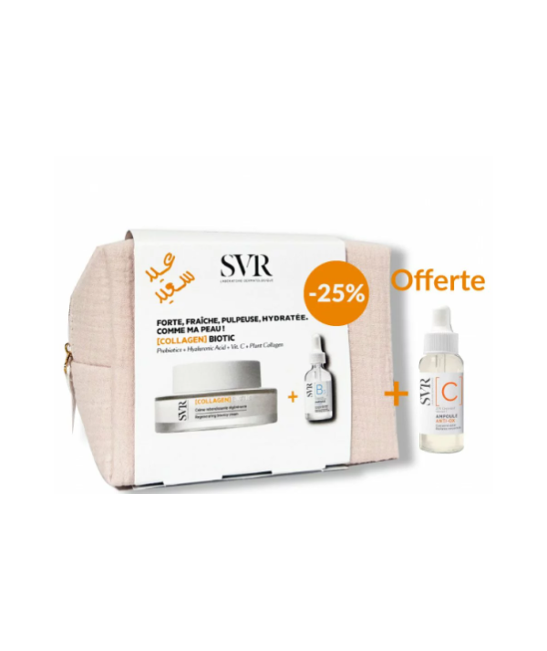 SVR TROUSSE COLLAGEN BIOTIC 50ML + AMPOULE B + MINI AMPOULE C OFFERTE